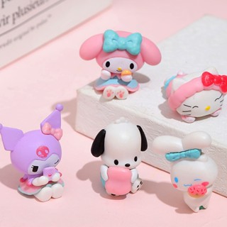 ฟิกเกอร์พลาสติก Pvc รูปการ์ตูน Cinnamoroll Kuromi น่ารัก แฮนด์เมด เหมาะกับของขวัญ ของเล่นสะสม สําหรับแฟนคลับ