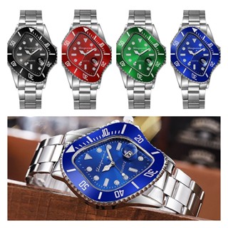 Shangmeimk นาฬิกาข้อมือควอตซ์แฟชั่น หน้าปัด 43 มม. กันน้ํา ส…