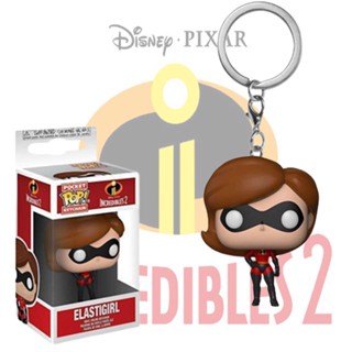 Incredibles กล่องพวงกุญแจ PVC ทนทาน หลากสี 2 ชิ้น