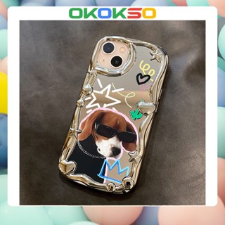 [OKOKSO] เคสโทรศัพท์มือถือนิ่ม กันกระแทก ลายการ์ตูนลูกสุนัข สําหรับ OPPO Reno9 Reno8 Reno7pro reno6 7z 8T 5 R17 A53 A9 2020 F11 A31 A3S A78 A77