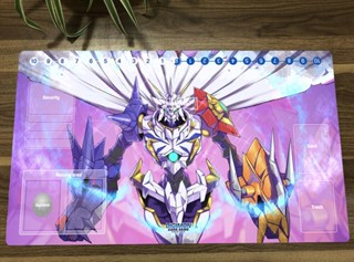 แผ่นรองเมาส์ ลายการ์ตูนอนิเมะ Digimon Playmat CCG DTCG พร้อมกระเป๋าโซน