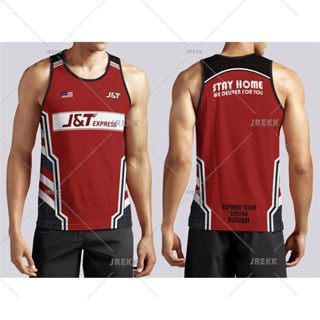 ✨✨เสื้อกีฬาแขนสั้น ผ้าเจอร์ซีย์ J&amp;T Express สําหรับผู้ชาย 2023 Zjy112 น้ําหนักเบา ระบายอากาศได้ดี