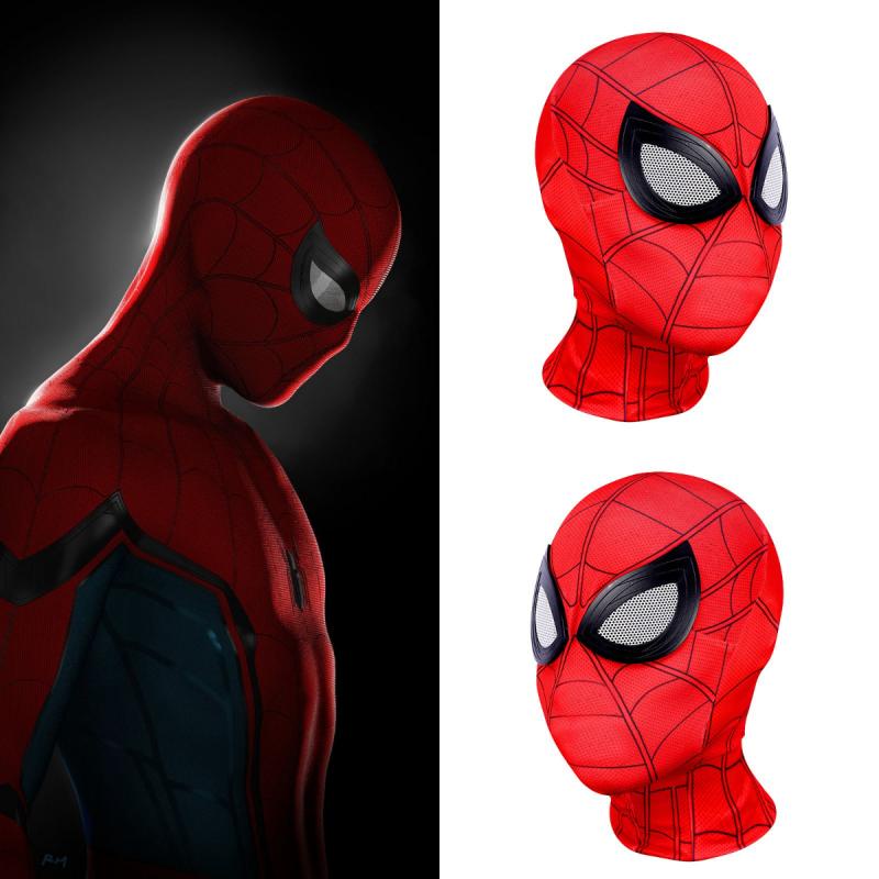 ของแท ้ Spider-man คอสเพลย ์ เครื ่ องแต ่ งกายอุปกรณ ์ เสริม Miles Morales Iron Black Spider-man หมวก
