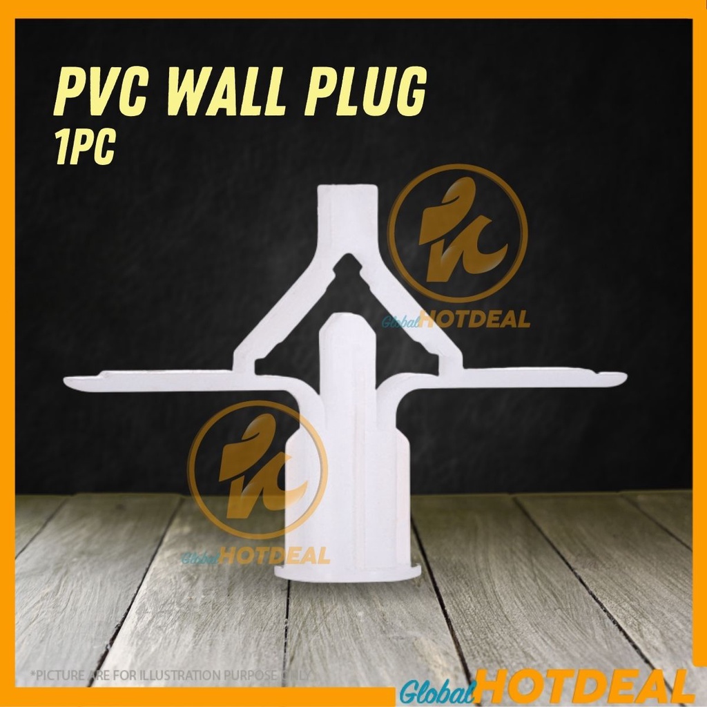 [1 ชิ้น] OK-IN PVC Anchor Hooks Butterfly Wall Plug Partition Wall แผ่นยิปซั่มผนังผีเสื้อคลิป Heavy 