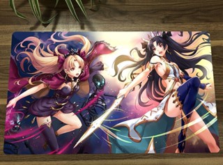 Yugioh Fate Grand Order FGO Playmat Ereshkigal Ishtar TCG CCG แผ่นรองเกมการ์ด