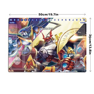 แผ่นรองเมาส์ ลาย Digimon Dukemon Duel Playmat CCG DTCG สําหรับเล่นเกม