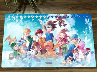 แผ่นรองเมาส์ ลายการ์ตูนอนิเมะ Digimon Adventure Duel Playmat CCG DTCG สําหรับเล่นเกม