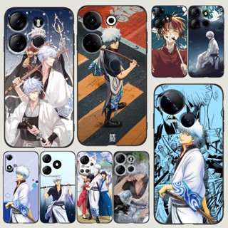 เคสโทรศัพท์มือถือ ลายการ์ตูนอนิเมะ Gintama Sakata Gintoki สําหรับ TECNO SPARK GO 2023 10 PRO 4G 5G 10C POP 7 PRO