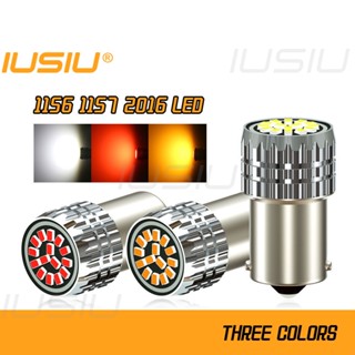 Iusiu ไฟเบรค Led 1157 1156 P21W P21 5W ไฟเลี้ยว ไฟถอยหลัง 15SMD 2016 12v สําหรับรถยนต์ รถจักรยานยนต์