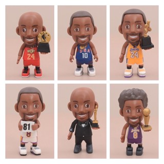 โมเดลฟิกเกอร์ Pvc รูปบาสเก็ตบอล Nba Star James Kobe Black Mamba สําหรับเก็บสะสม