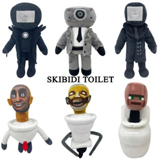 Skibidi หมอนตุ๊กตานุ่ม รูปการ์ตูนอนิเมะ Skibidi Toilet Cameraman ของขวัญวันเกิด คริสต์มาส สําหรับเด็กผู้ชาย