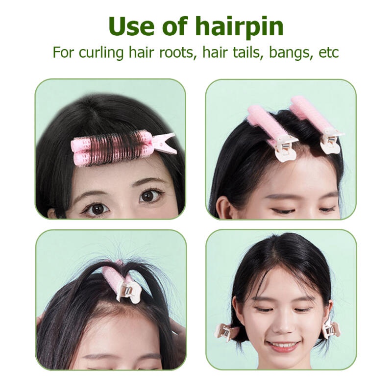 กิ๊บติดผมหน้าม้า แบบธรรมชาติ สไตล์เกาหลี เครื่องประดับ สําหรับจัดแต่งทรงผม จํานวน 2 ชิ้น - รูปที่ 4