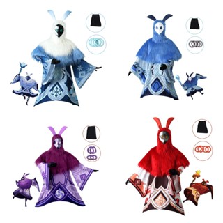 ชุดเครื่องแต่งกายคอสเพลย์ Genshin Impact Water Fire Ice Elements สําหรับเพศชาย