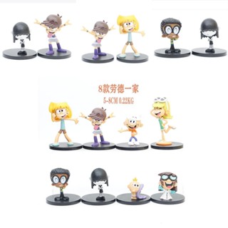 ฟิกเกอร์ Pvc รูป The Loud House เหมาะกับของขวัญ ของเล่นสําหรับเด็ก