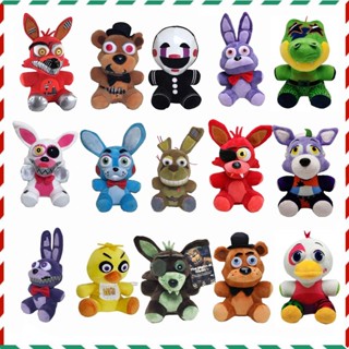 Fnaf Five Nights at Freddys ตุ๊กตาหมี สุนัขจิ้งจอก บอนนี่ ชิก้า ของขวัญ ขนาด 18 ซม.