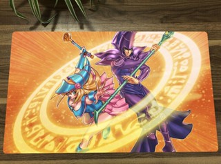 Yu-gi-oh! Playmat Dark Magician Girl CCG TCG เสื่อเทรดดิ้งการ์ด เกมเสื่อ WE489