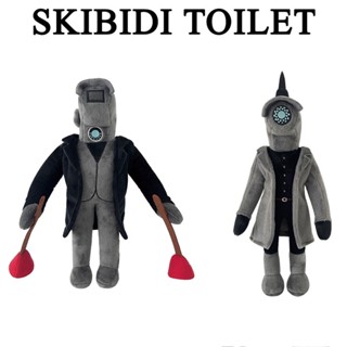 ตุ๊กตาฟิกเกอร์ Toilet Skibidi กอดได้ ขนาด 30 ซม. ของเล่นสําหรับเด็ก