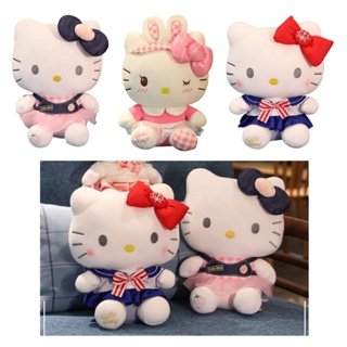 ตุ๊กตานุ่ม รูปการ์ตูน Hello Kitty น่ารัก เหมาะกับของขวัญวันเกิด และคริสต์มาส สําหรับเด็กผู้หญิง