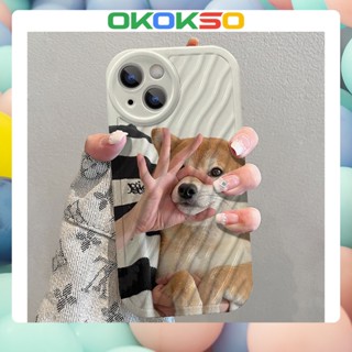 [OKOKSO] ใหม่ เคสโทรศัพท์มือถือนิ่ม กันกระแทก ลายการ์ตูนสุนัข สําหรับ OPPO Reno9 Reno8 Reno7pro reno6 7z 8T 5 R17 A53 A9 2020 F11 A31 A3S A78 A77