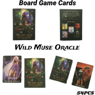 การ์ดเกม Wild Muse Oracle Engage In Thought-provoking Fun สําหรับทุกวัย จํานวน 54 ชิ้น