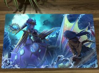 Yu-gi-oh! Playmat El Shaddoll Apkallone Eria the Water Charmer CCG TCG แผ่นรองเมาส์