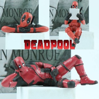 ฟิกเกอร์ Pvc รูปการ์ตูน Deadpool แฮนด์เมด สีแดง สําหรับตกแต่งบ้าน