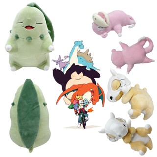 ตุ๊กตาโปเกม่อนนอนหลับ ผ้าฝ้าย PP ขนสั้น ลายการ์ตูน สไตล์จีน