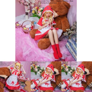 League LOL Of Legends Annie Role Play Little Red Riding Hood คอสเพลย์ฮาโลวีน