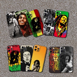 เคส TPU นิ่ม ป้องกัน ลาย Bob Marley สําหรับ iPhone 13 Mini Pro Max AC23