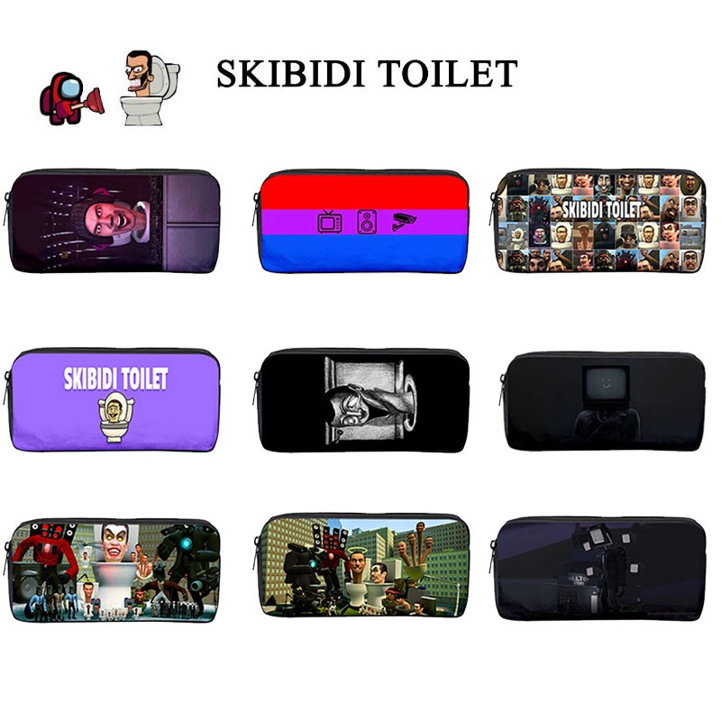 Skibidi Toilet 3d Game กระเป๋าปากกามาใหม่สําหรับนักเรียนและใช้งานได้จริง