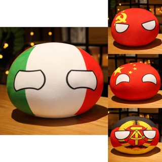 หมอนตุ๊กตานุ่ม รูปการ์ตูน Countryball น่ารัก คุณภาพสูง