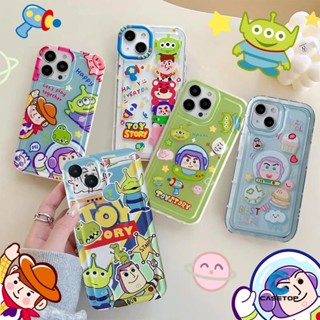 เคสโทรศัพท์มือถือ กันกระแทก ลายการ์ตูนเอเลี่ยน Toy Story น่ารัก สําหรับ Oppo A77S A7 A1K A12 A55 A16s A15s A9 A15 A77 A16 A17 A57 A5s A3s A53 2020 A54 A5 A17K A96 A52 A31