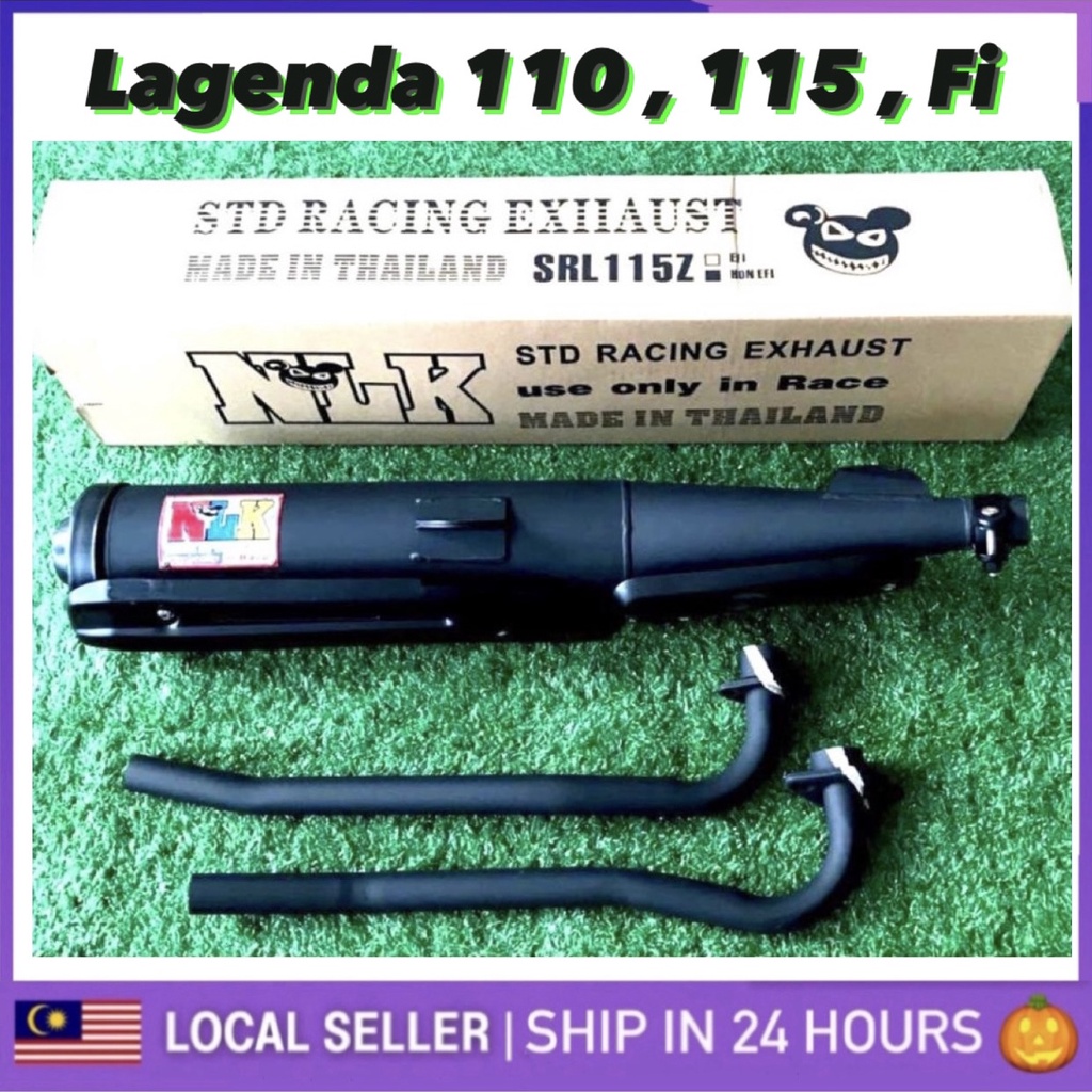 NLK ท่อไอเสีย SRL115 FI / SRL115Z / SRL115ZR LAGENDA FI STANDARD RACING EKZOS EXZOS SRL115Fi SRL115 
