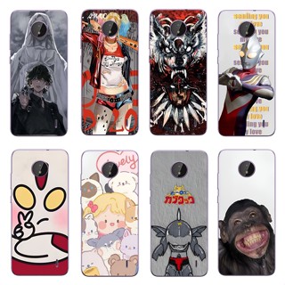 เคสโทรศัพท์ ซิลิโคนนุ่ม ใส กันกระแทก ลายการ์ตูนน่ารัก สําหรับ Nokia C10 C20 C20 plus C30 C100