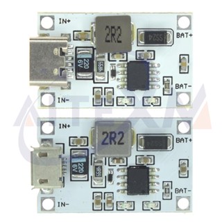 ใหม่ บอร์ดโมดูลชาร์จแบตเตอรี่ลิเธียม 2S 7.4V 8.4V Micro Type-C USB Booster 5V 2A ถึง 8.4V