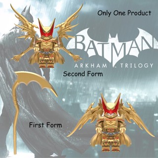 บล็อกตัวต่อพลาสติก Le01-03 Superhero Series Hell Batman คุณภาพสูง สีดํา และสีขาว สีทอง สําหรับเด็กอายุ 7-14 ปี