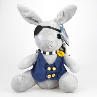 ตุ๊กตาอนิเมะ Black Kuroshitsuji Butler Ciel Phantomhive Rabbit แบบนิ่ม ขนาด 30 ซม.