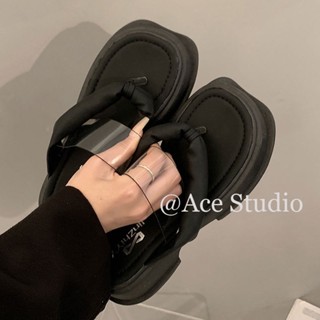 Ace  รองเท้าแตะ รองเท้าแตะผู้หญิง ฤดูร้อน สวมด้านนอก รองเท้าแตะกันลื่น 31zRZ072101 ins ทันสมัย Chic คุณภาพสูง B28G0RQ 37Z230910