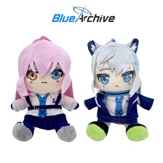 Bluearchive ตุ๊กตาอนิเมะ กอดได้ ขนปุย คุณภาพพรีเมี่ยม ขนาด 21x15 ซม.