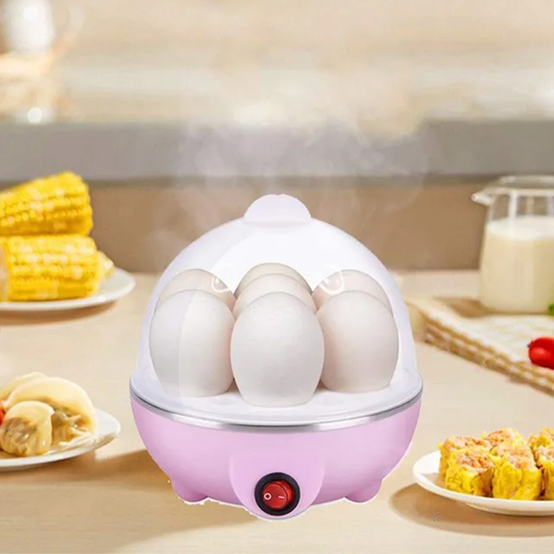 เครื่องนึ่งไข่ไฟฟ้า 350W นิ่ม ขนาดกลาง แข็ง หม้อต้มไข่ เครื่องทําความร้อนอาหาร มัลติฟังก์ชั่น เครื่องใช้ในครัวขนาดเล็ก