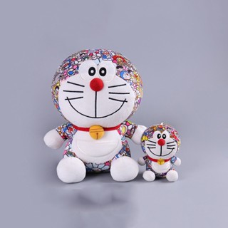 2018 UNIQLO DORAEMON X Takashi Murakami Limited ตุ๊กตาของเล่น 10 นิ้ว ของขวัญสําหรับเด็ก