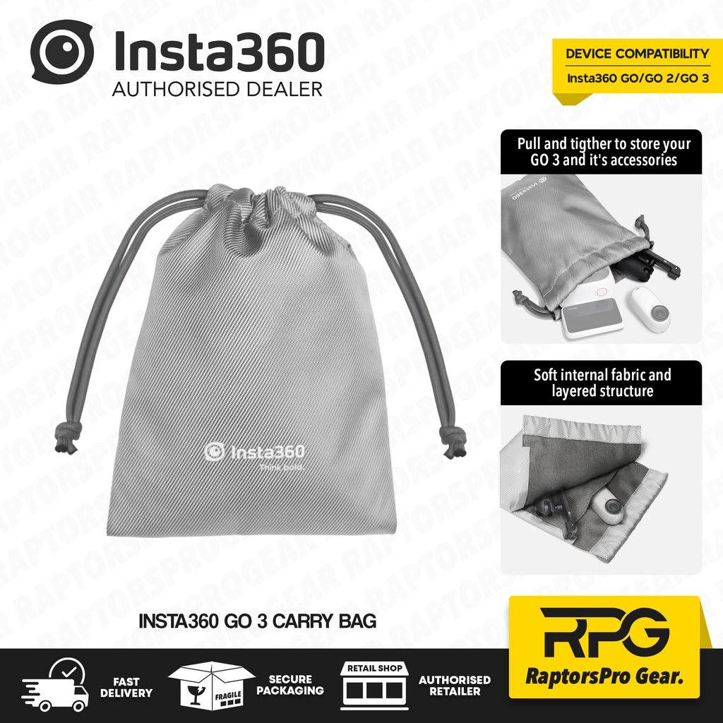 Insta360 GO 3/GO 3S กระเป๋าพกพา / กระเป๋าป้องกัน