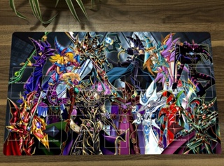 Yu-gi-oh! Playmat Dark Magician CCG TCG Mat Yugioh แผ่นรองเกมเทรดดิ้งการ์ด และโซน