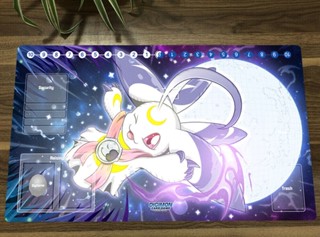 แผ่นรองเมาส์ Digimon Lunamon Duel Playmat CCG DTCG สําหรับเล่นเกม