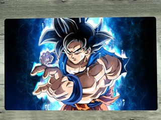 แผ่นรองเมาส์ ลาย Dragon Ball Son Goku YuGiOh Playmat Trading Card Game Mat TCG CCG สําหรับเล่นเกมกระดาน