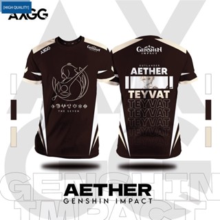 "Genshin Impact - Traveler" เสื้อยืด สําหรับเล่นเกม