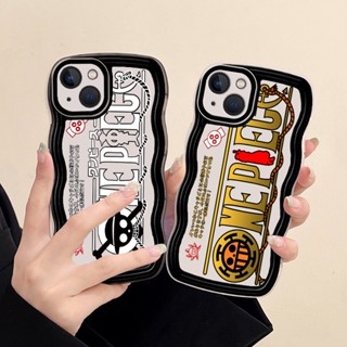 เคสโทรศัพท์มือถือ TPU นิ่ม แบบใส ลายอนิเมะวันพีช ขอบหยัก สําหรับ Realme 10 3 5 5i 6i 6 7i 8 8i 9i 9 Pro Plus