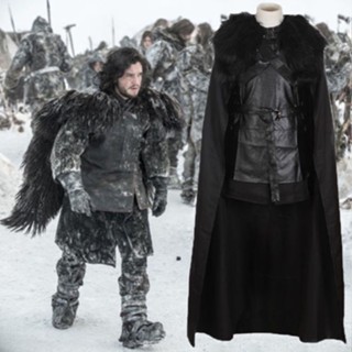 ชุดคอสเพลย์ Thrones Of Game Jon Snow สําหรับปาร์ตี้ฮาโลวีน