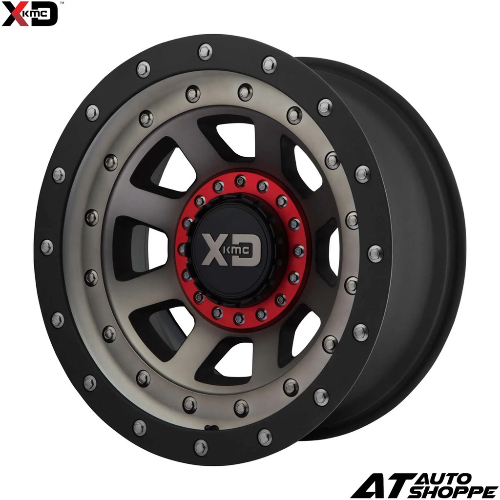 (1PC) KMC XD137 SATIN BLACK/DARK TINT FMJ 17X9 6X139.7 ET-12 SPORTRIMS RIM WHEELS WHEELS WHEELS