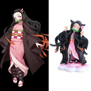 ชุดกล่องฟิกเกอร์ Pvc Demon Nezuko Cat Claws ขนาด 15 ซม.